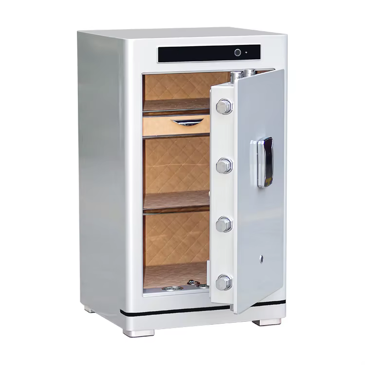 Large Money Deposit Steel Panel Safe Box with Digital Fingerprint Combination Lock — image 6