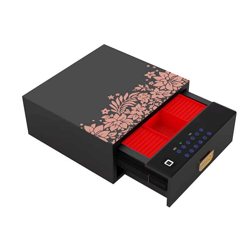 2025 Foshan Weierxin Customized Jewelry Drawer Digital & Fingerprint Combination Safe Box — image 3