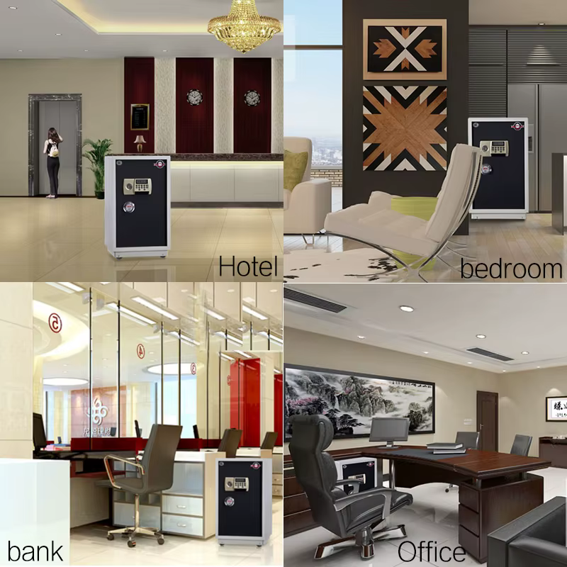 Two Key Small Digital Intelligent Laptop Money Hotel Safe Box — image 3