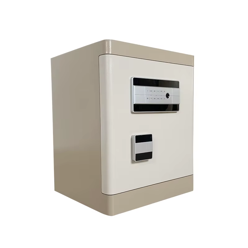 2023 New Arrival Smart Safe WIFI Function Steel Electronic Security Money Digital Deposit Fingerprint Safe Box — image 3