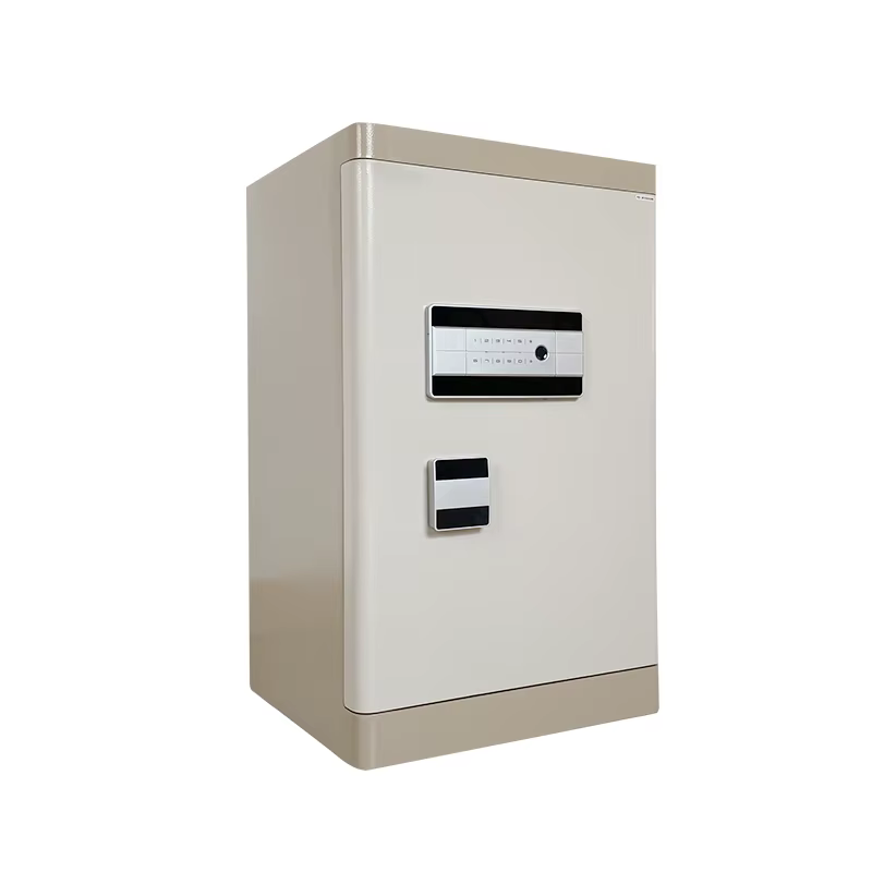 2023 New Arrival Smart Safe WIFI Function Steel Electronic Security Money Digital Deposit Fingerprint Safe Box — image 5