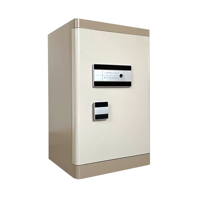 2023 New Arrival Smart Safe WIFI Function Steel Electronic Security Money Digital Deposit Fingerprint Safe Box — image 6