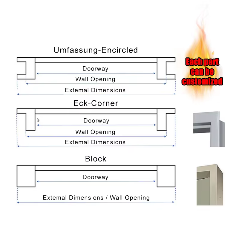 Customized Left-Hinge Inswing Stainless Steel Fireproof Burglarproof Vault Door — image 5