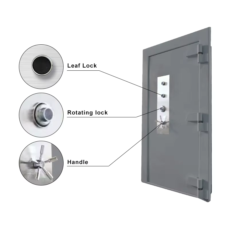 High Security Steel Bank Vault Safety Door — image 3