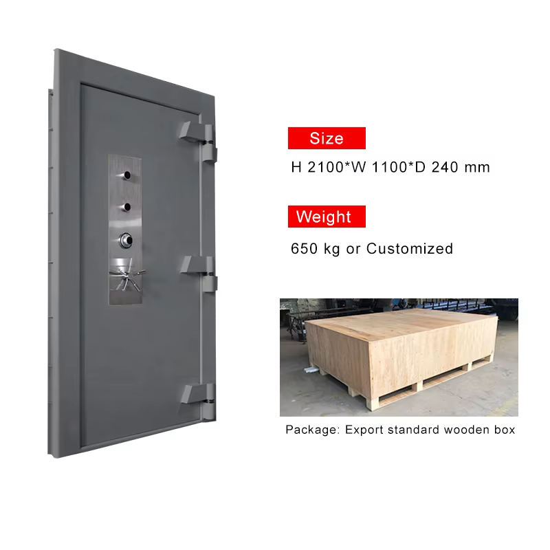 High Security Steel Bank Vault Safety Door — image 4