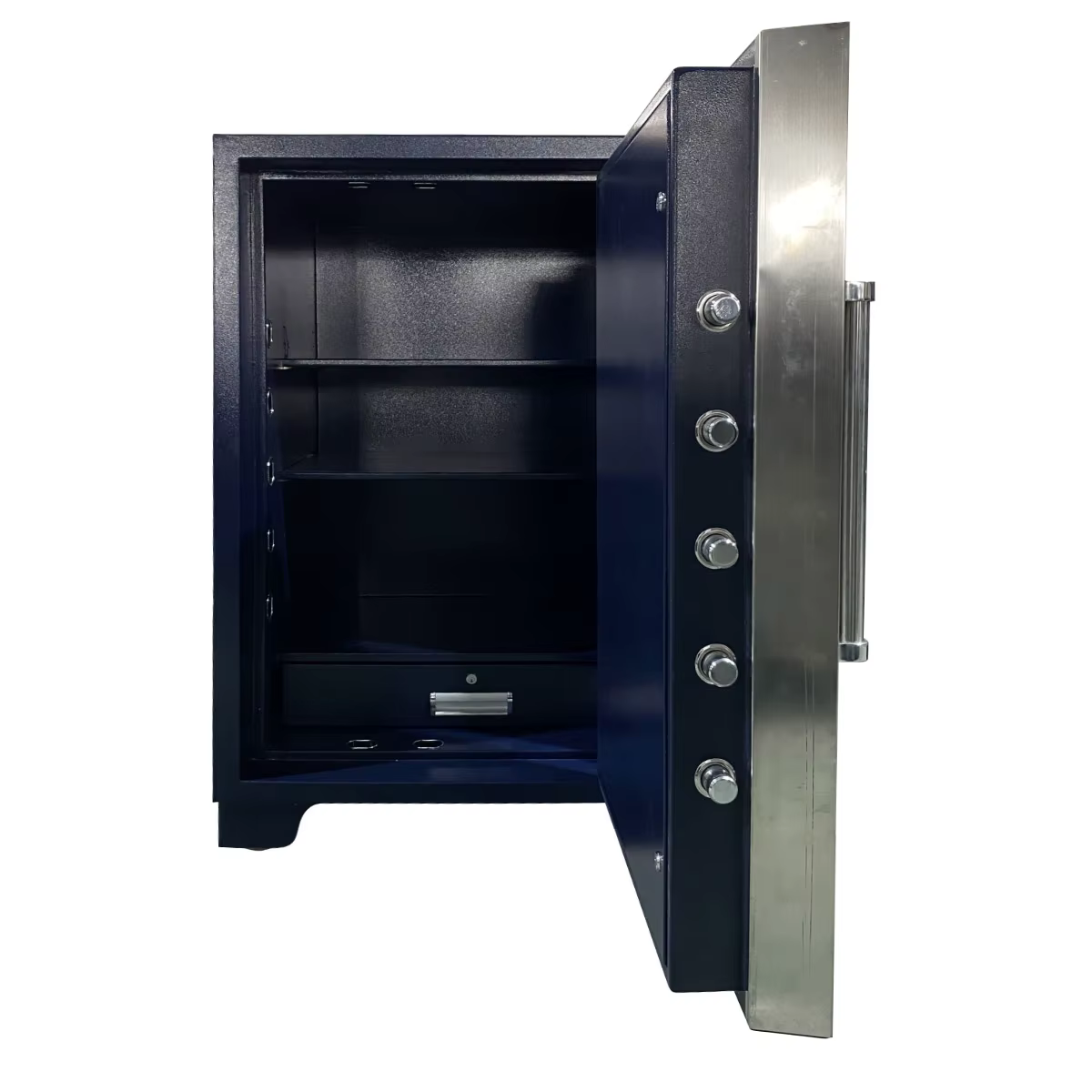 Security Business 1024 Degrees Celsius Double Alarm 120 Min Fireproof Jewelry Key Lock Safe Box — image 2
