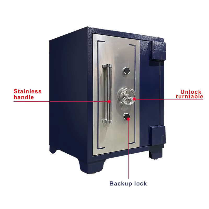 Security Business 1024 Degrees Celsius Double Alarm 120 Min Fireproof Jewelry Key Lock Safe Box — image 4