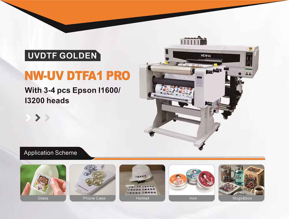 24 Inch New UV DTF Printer with 60CM Epson I1600-U1 Heads — image 4