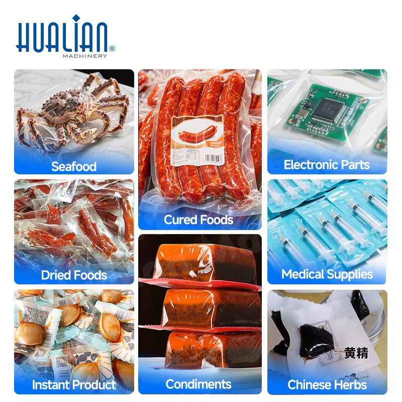 HVR-420A-U HUALIAN High-Output Sausage MAP Meat Food Thermoforming Vacuum Packaging Machine — image 5