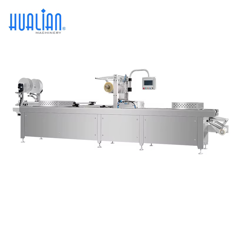 HVR-420A-U HUALIAN High-Output Sausage MAP Meat Food Thermoforming Vacuum Packaging Machine — image 7