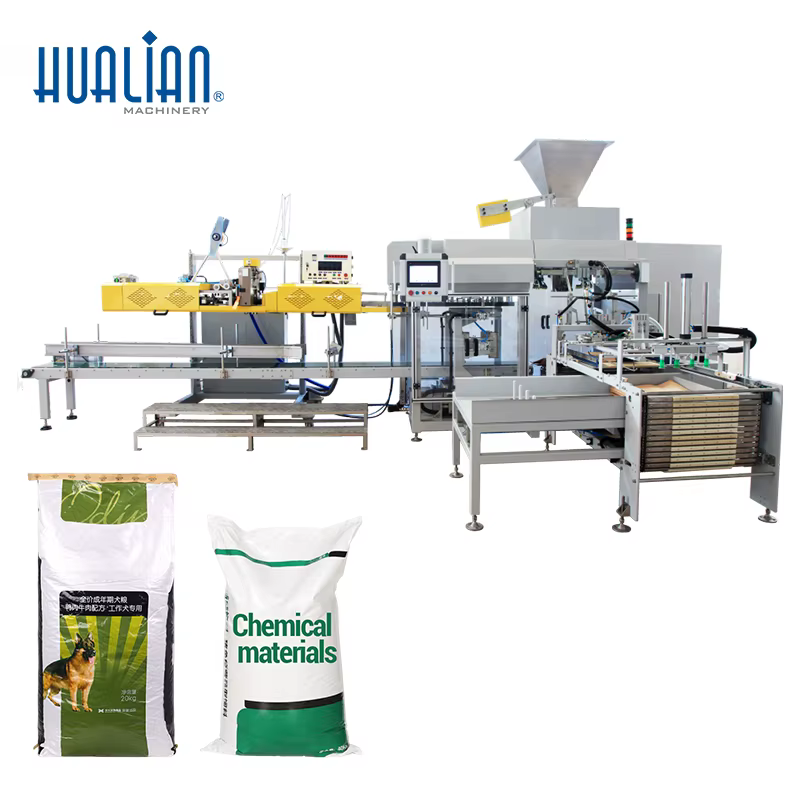 ZSG-1000A+FBK-332C High Efficient Bag Placer Filling and Sealing Machine Packaging Line — image 2
