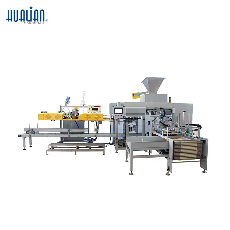 ZSG-1000A+FBK-332C High Efficient Bag Placer Filling and Sealing Machine Packaging Line — image 3