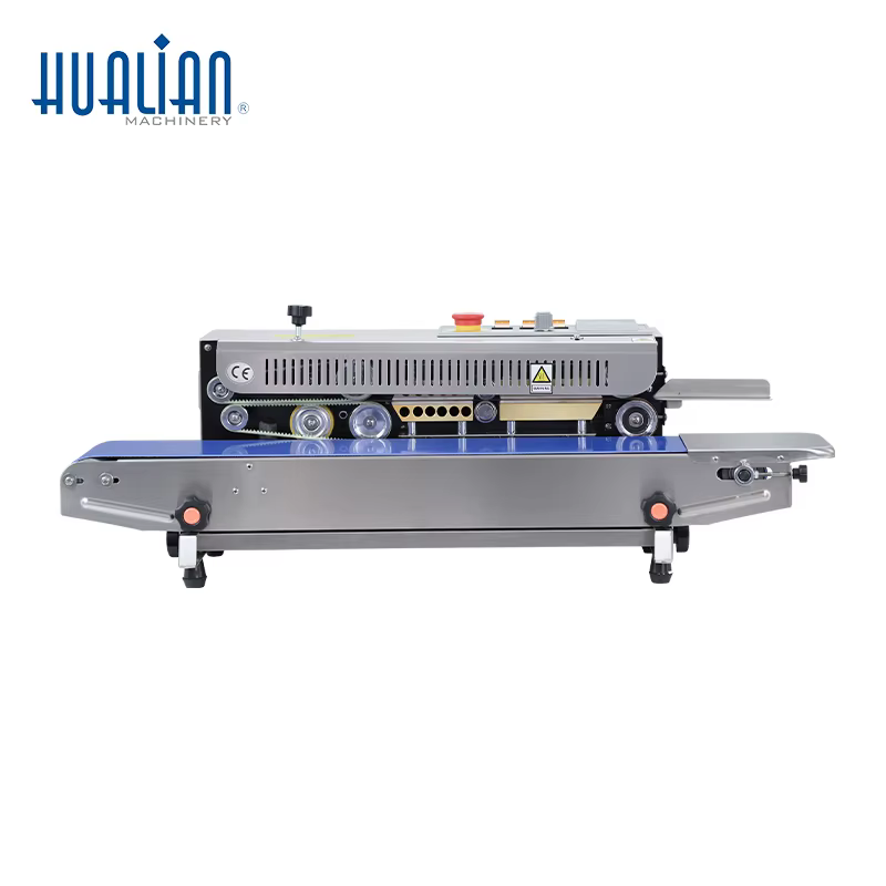 FRB-770I Hualian Horizontal Table Continuous Heat Plastic Bag Pouch Sealing Machine — image 4