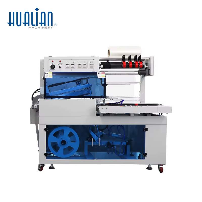 Hualian BSF-5640LG/E+BS-4522 High-Speed Heat Shrink Packaging Machine — image 2