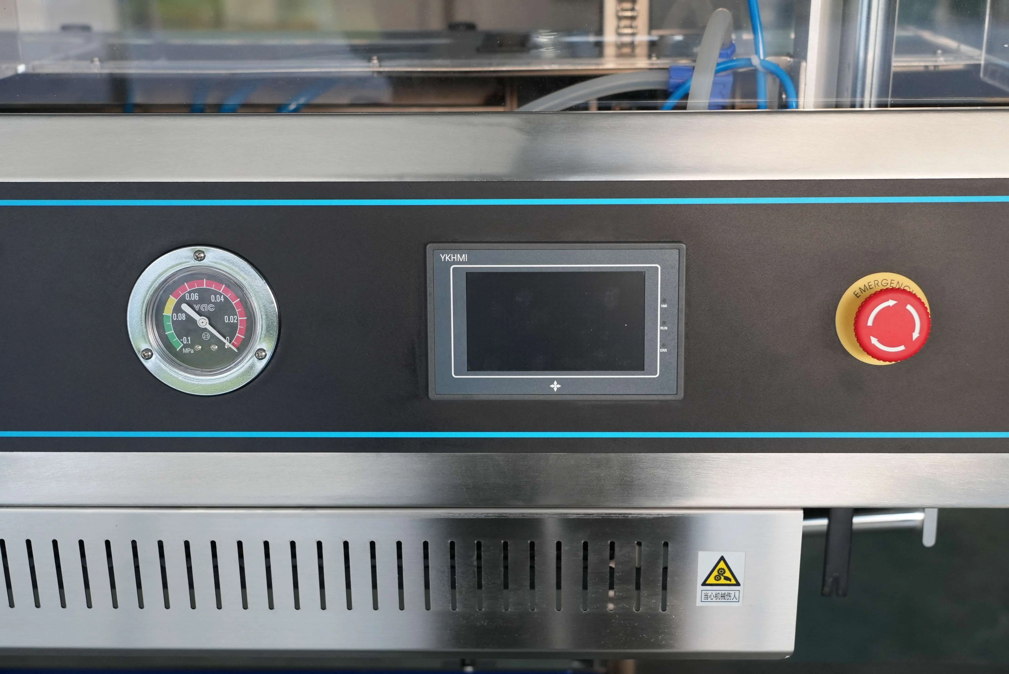 FRP-1120LH HUALIAN Integrated Suction and Inflation Continuous Vertical Band Sealer with Ink-jet Printer — image 4