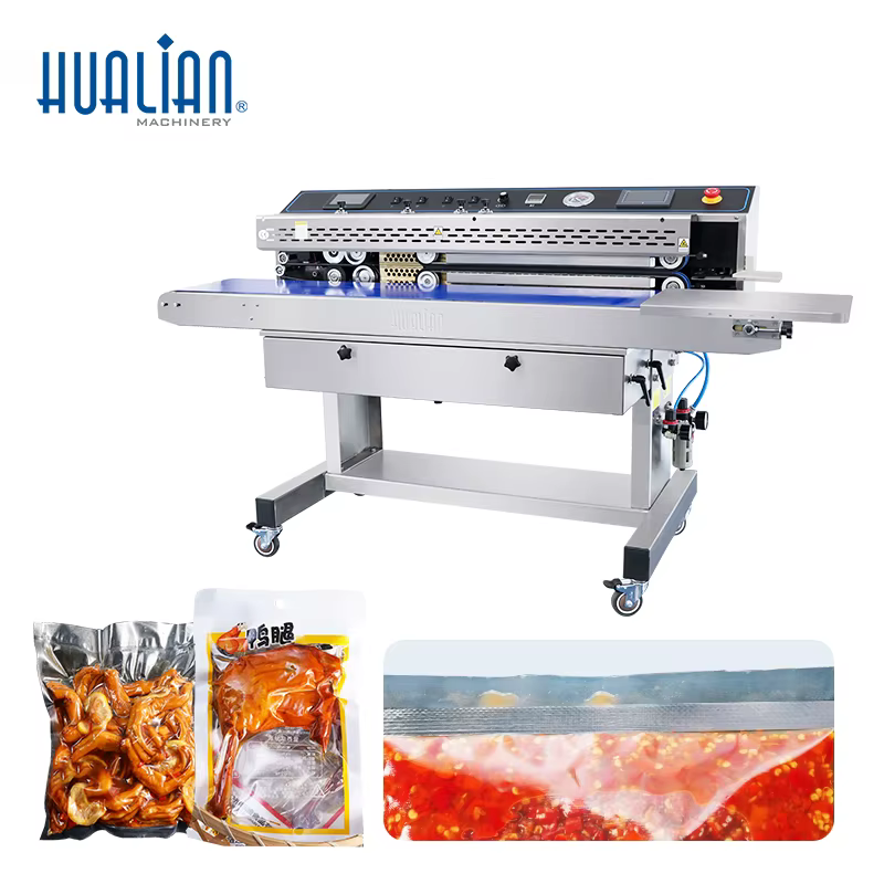 FRP-1120WH Hualian Horizontal Nitrogen Gas Flushing Continuous Band Sealer Machine — image 3