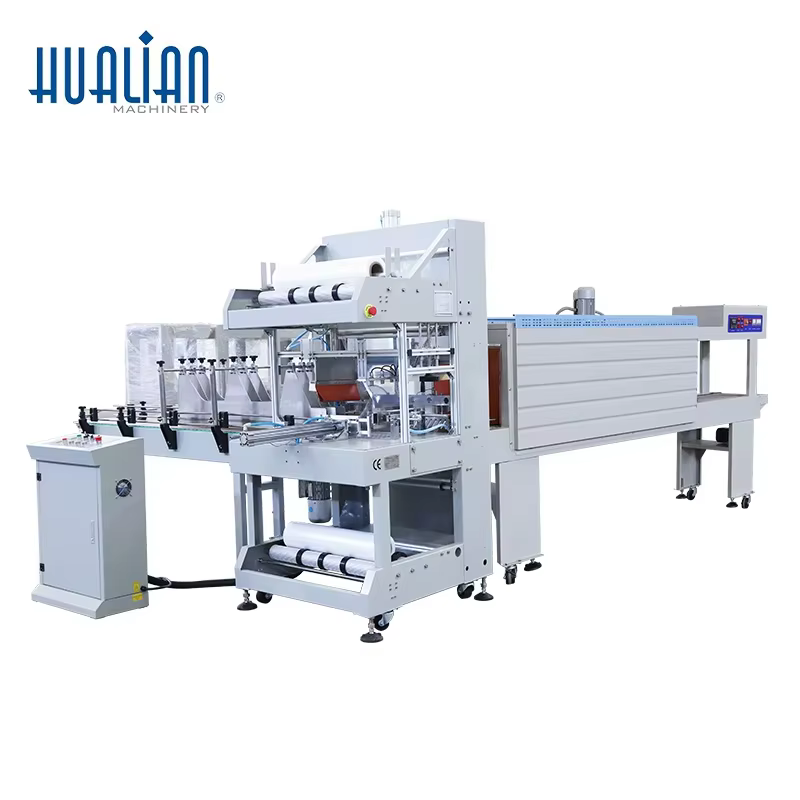 BSF-6030XI+BS-5540M Hualian Sleeve Thermal Shrink Tunnel Wrapping Packaging Machine — image 2
