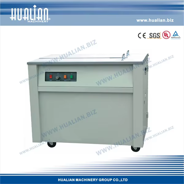 KZB-I Hualian Tape PP Band Polyester Steel Box Carton Semi-Automatic Strapping Machine — image 5