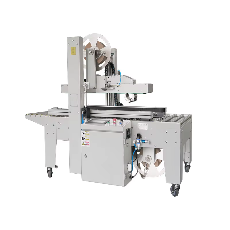 HCS-55AW Hualian Pneumatic Random Eco Friendly Water Activated Kraft Paper Carton Sealing Machine — image 3