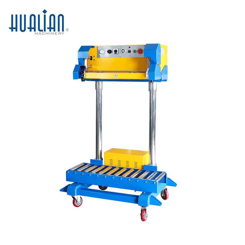 QF-600L/S HUALIAN Vertical Pneumatic Sealing Packaging Machine With Double Heating — image 2