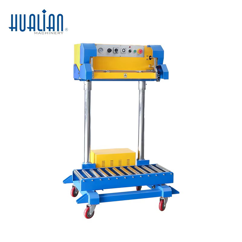 QF-600L/S HUALIAN Vertical Pneumatic Sealing Packaging Machine With Double Heating — image 3