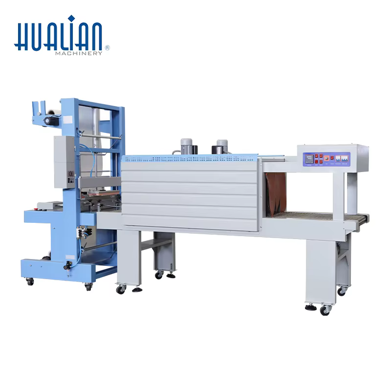 TF-6540SA+BS-5540M Hualian Seal Plastic Film Wrap PVC Shrink Wrapping Machine — image 3