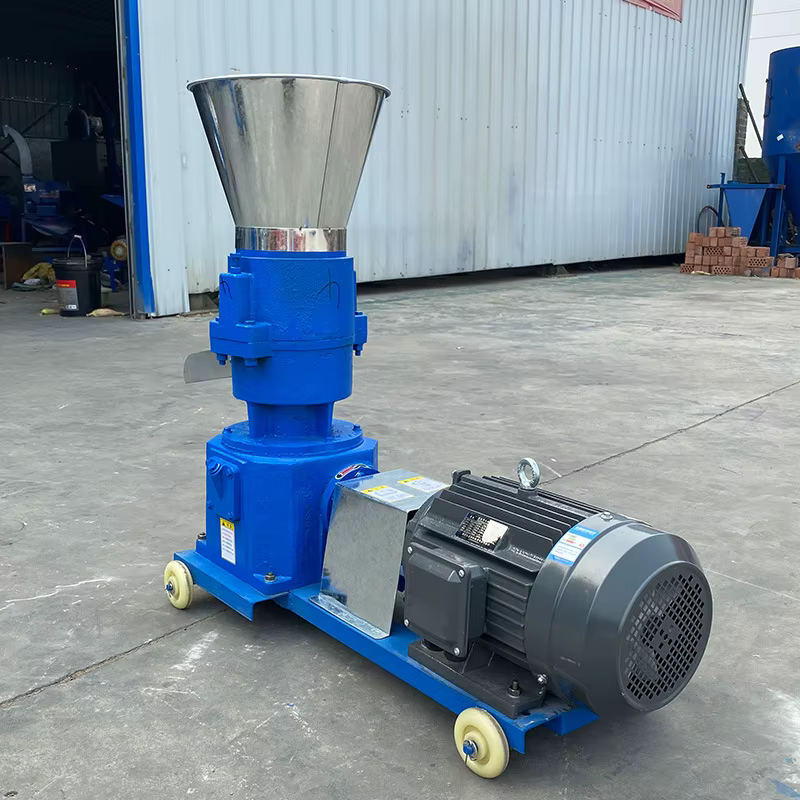 HHD Feed Pellet Machine Vertical Flat Die Wood Pellet Machine — image 4