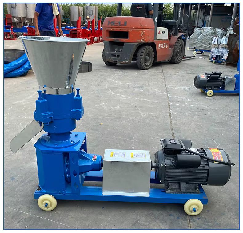 HHD Feed Pellet Machine Vertical Flat Die Wood Pellet Machine — image 5