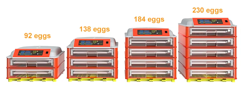 HHD Rolling Egg Tray 138 Eggs Incubator Machine — image 4