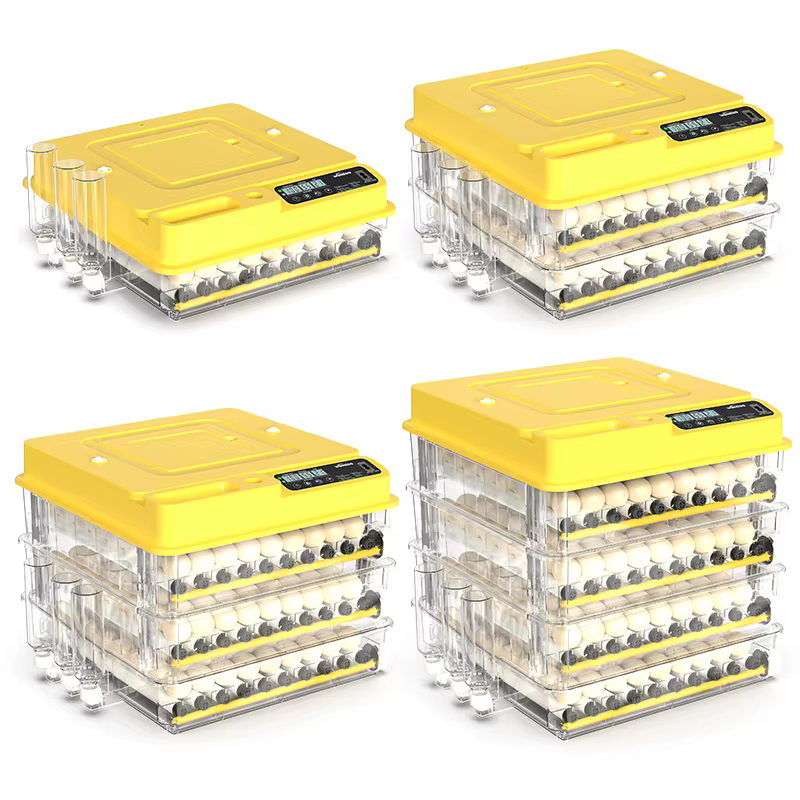 Full Automatic 5 Layers 230 Chicken Eggs Incubator Machine with Roller Tray — image 4