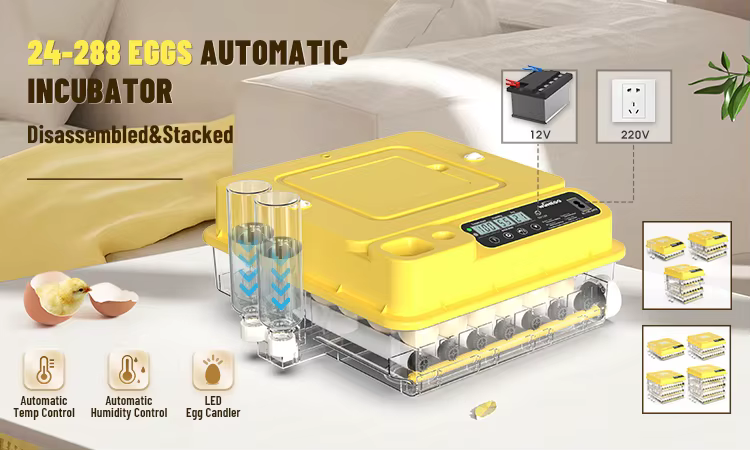 Full Automatic 5 Layers 230 Chicken Eggs Incubator Machine with Roller Tray — image 5