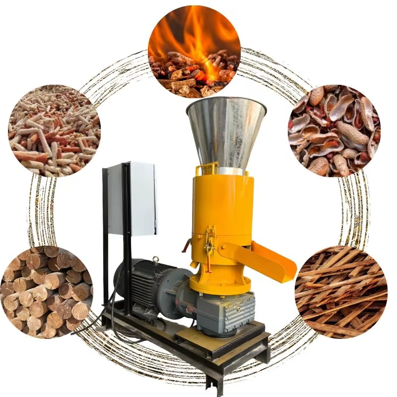 Weiwei Straw Wood Chips Rice Husks Biomass Pellet Machine — image 2