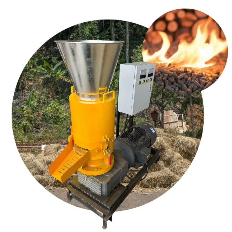 Weiwei Straw Wood Chips Rice Husks Biomass Pellet Machine — image 6