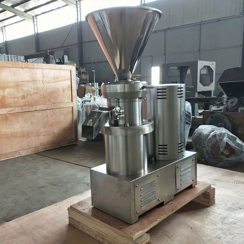 Tigernut Extractor Sesame Cocoa Walnut Jelly Colloid Mill Food Industrial Peanut Butter Processing Machine — image 2