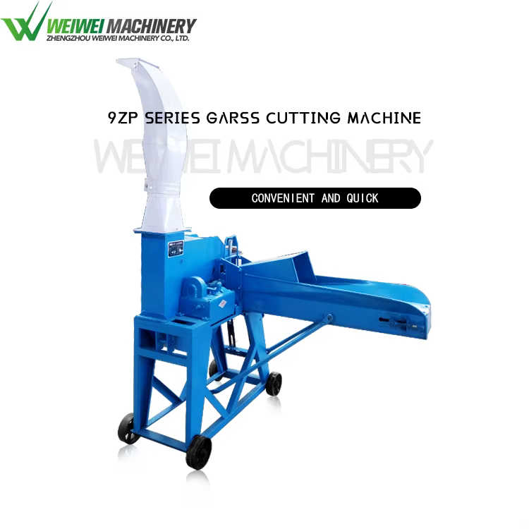 Small Chaff Machine Animal Feed Grass Agriculture Single Phase Chop Cutter — image 7