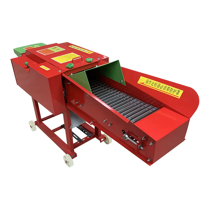 Cattle Farm Animal Feed Forage Chaff Cutter Chopper Grass Tub Grinder Straw Bale Grinding Processors — image 5