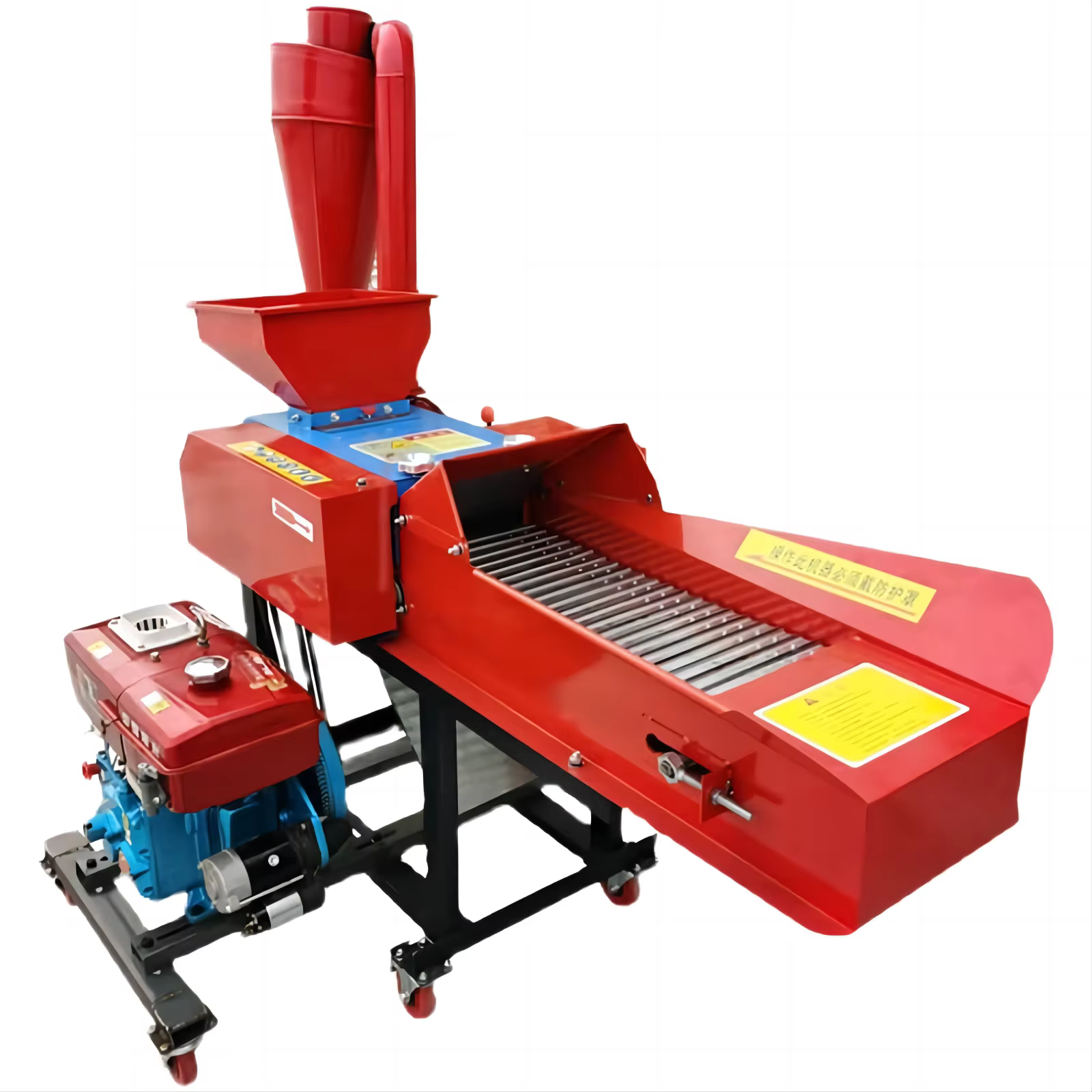 Cheap Gasoline Granulator Chara Agriculture Animal Feed Chaff Cutter Machine — image 4