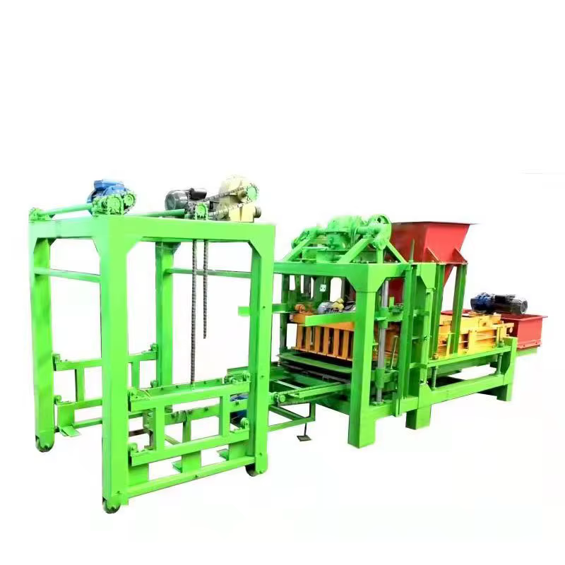 Qt4-25PLC Full Automatic Brick Cleaning Machine — image 2