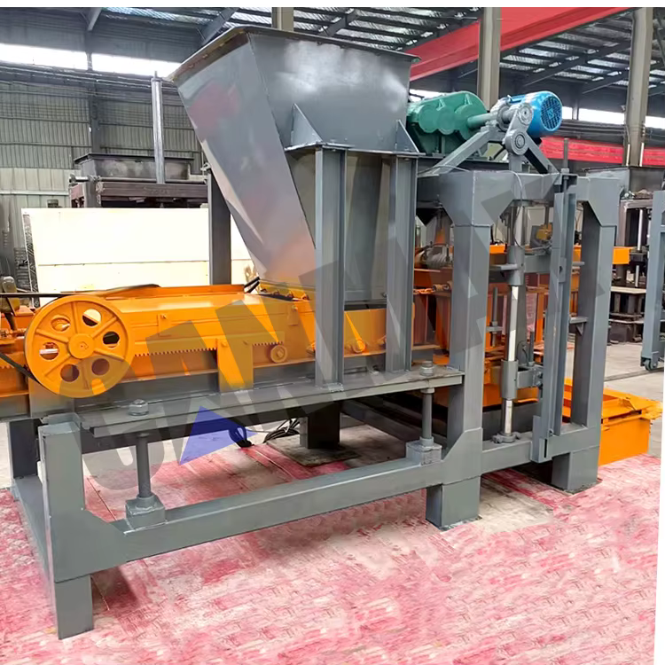 Qt4-25PLC Full Automatic Brick Cleaning Machine — image 5