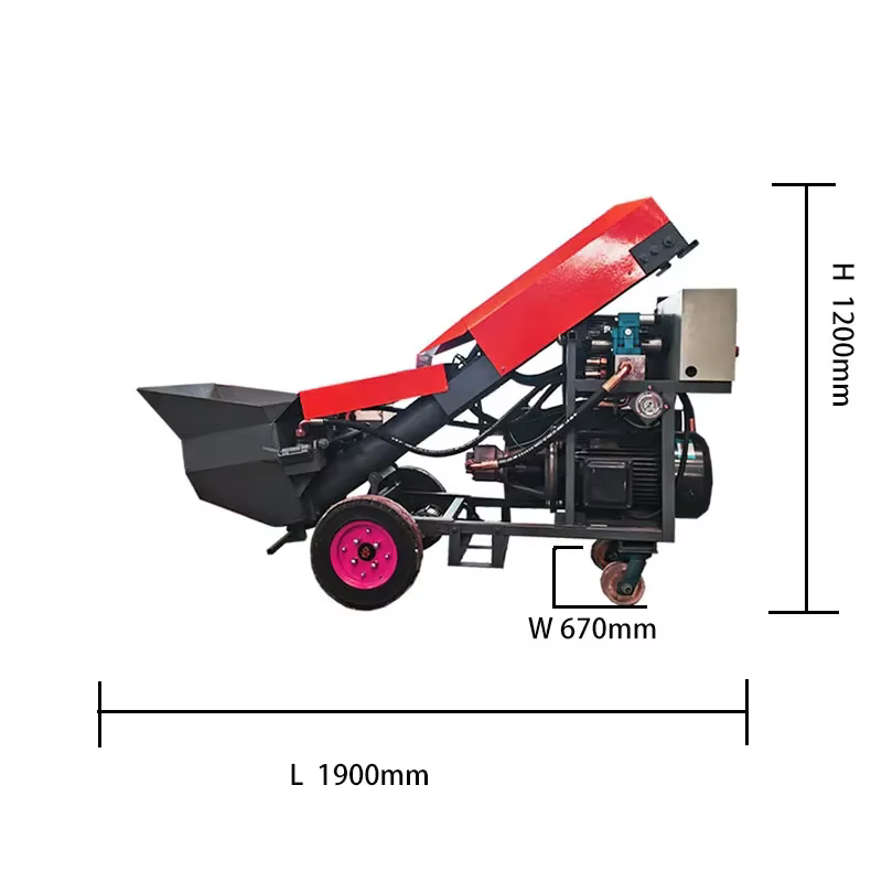CANMAX Manufacturer Inclined Diesel Concrete Pump — image 4