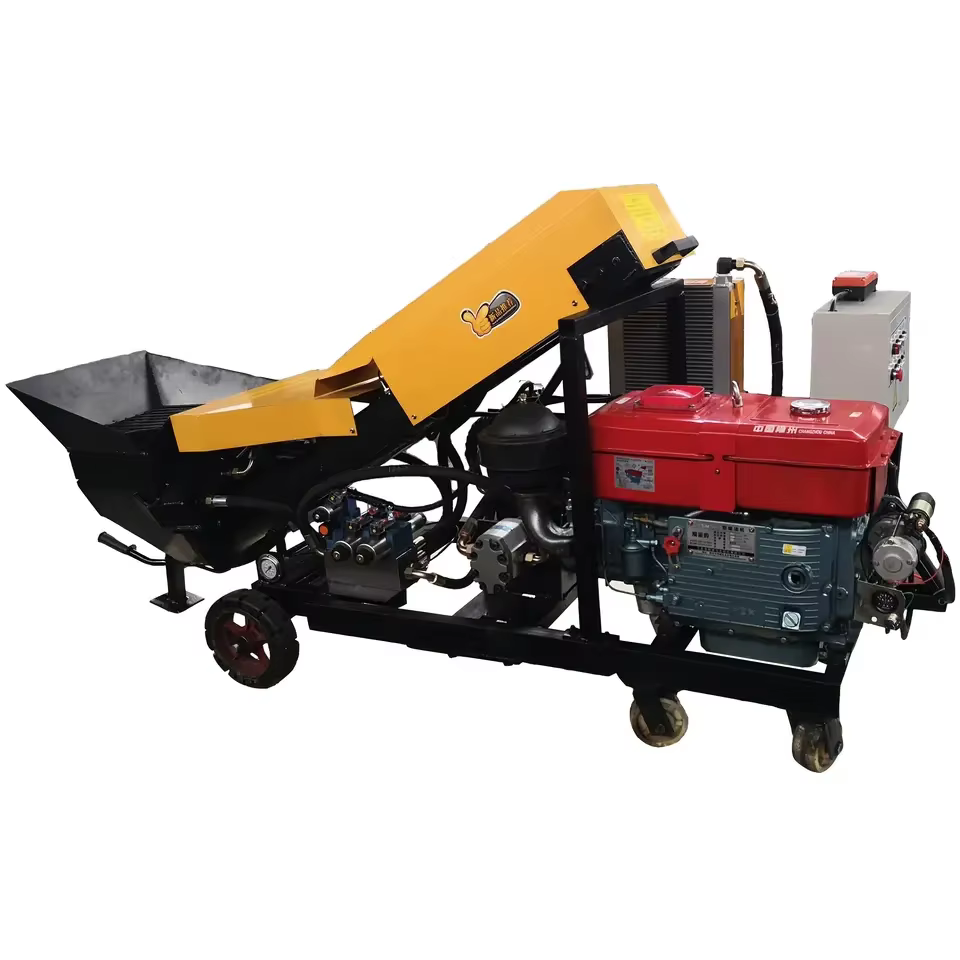 CANMAX Manufacturer Inclined Diesel Concrete Pump — image 6