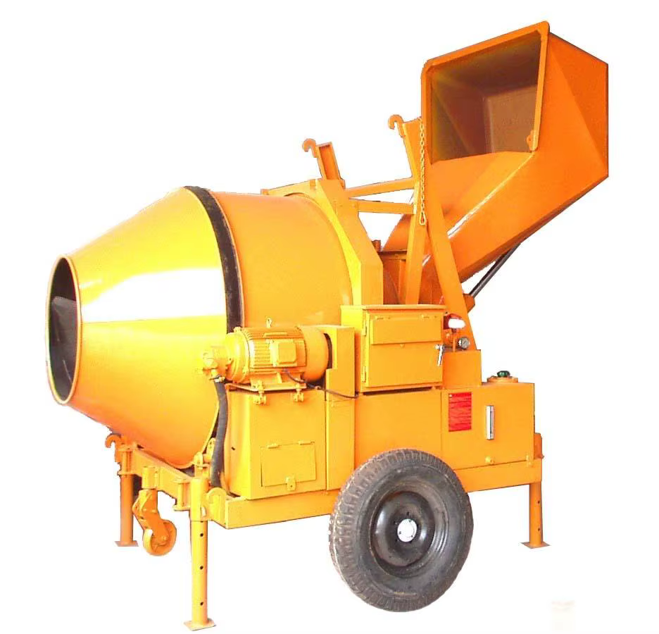 Portable Plastic Drum Concrete Mixer with Automatic Feeding Pump — image 2