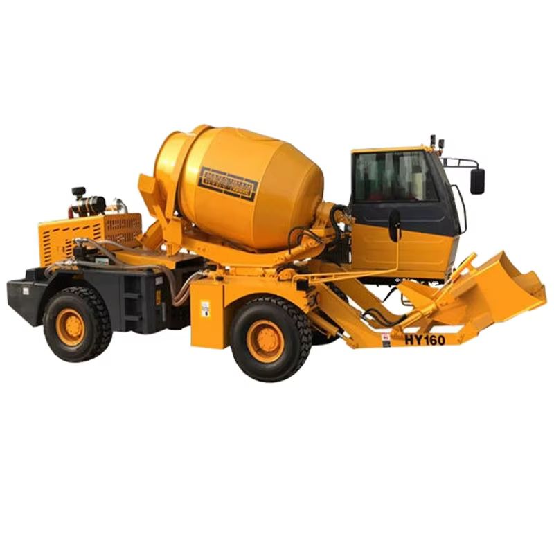 Mini Portable 0.6m3 Self Loading Concrete Mixer Truck — image 2