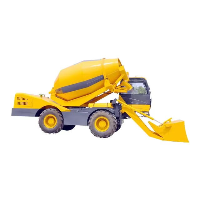 Mini Portable 0.6m3 Self Loading Concrete Mixer Truck — image 3