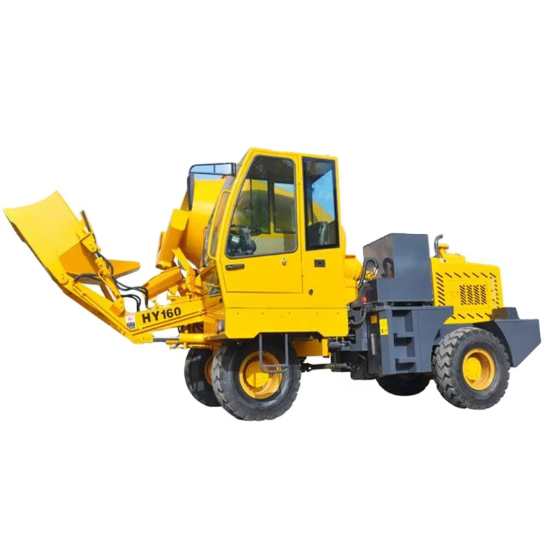 Mini Portable 0.6m3 Self Loading Concrete Mixer Truck — image 5