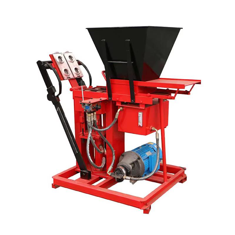 Hydraulic Press Makiga Eco Brava 2-25 Clay Stabilized Soil Earth Interlocking Block Brick Making Machine — image 2