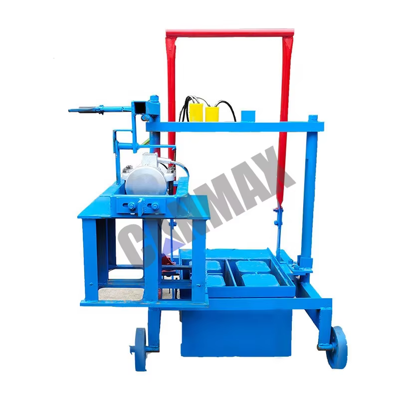 Canmax Clay Making Mini Hollow Mobile Paver Block Machine — image 3