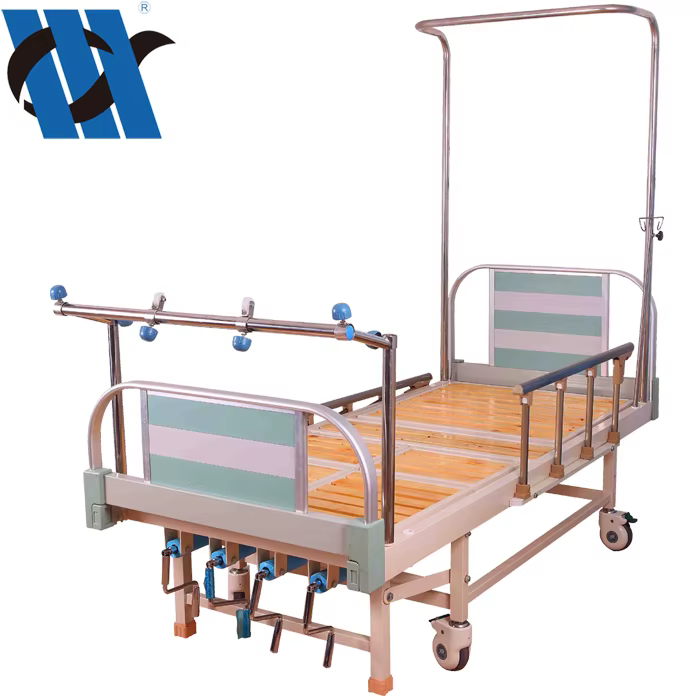 YC-266U 4 Function Manual Traction Bed with Split Legs — image 4