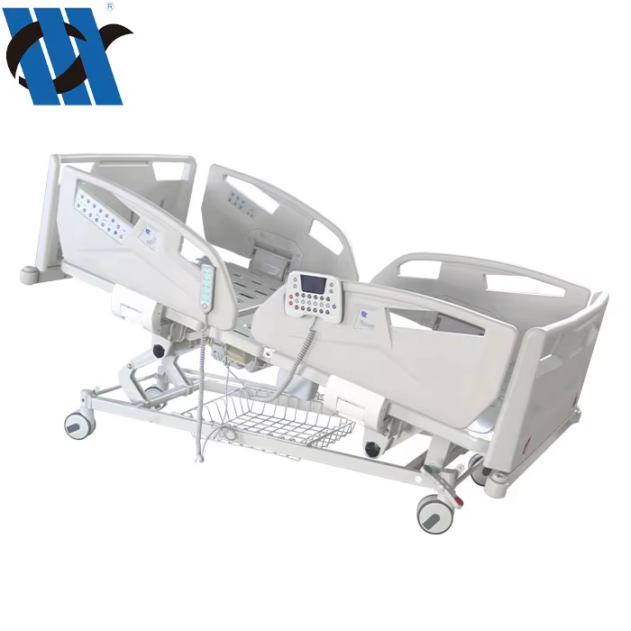 YC-E5618K(III) New Design Adjustable ICU 5 Functions Electric Hospital Bed — image 4