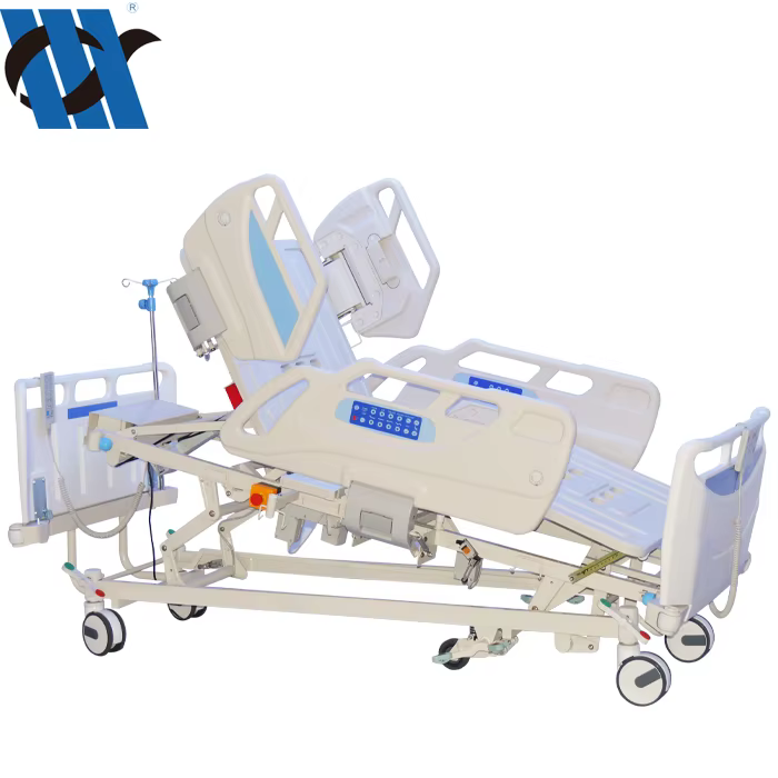 YC-E5638K(V) 5 Function Electric Medical ICU Bed with Mattress — image 3